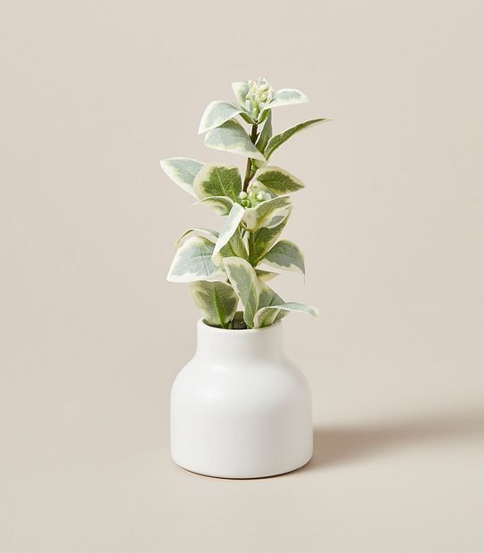 Faux Floral in Mini Pot