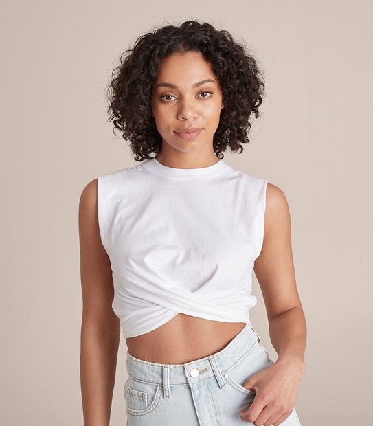 Lily Loves Twist Front Tank Top