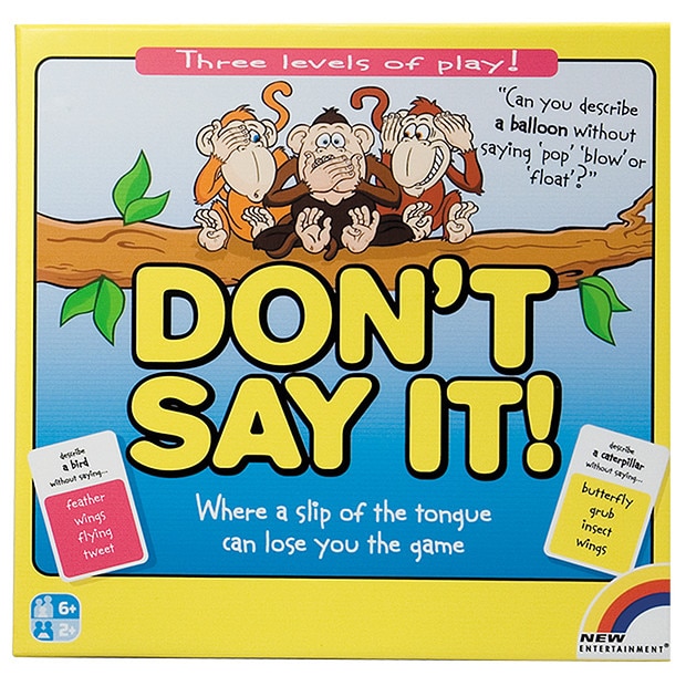 Don't Say It Board Game Target Australia