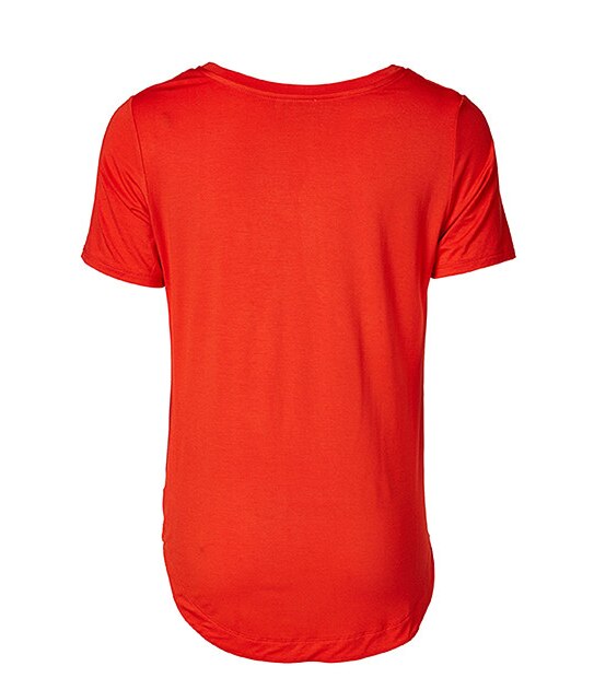 Bamboo T-Shirt - Fiesta Red 4 of 5