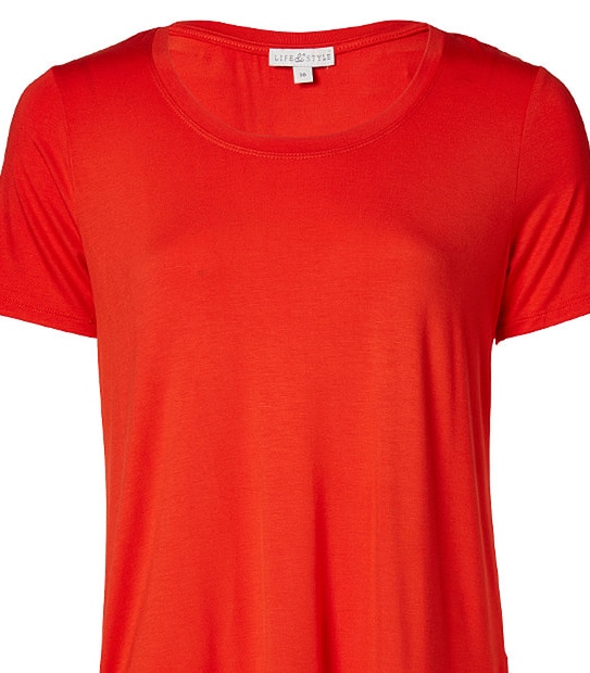Bamboo T-Shirt - Fiesta Red 5 of 5