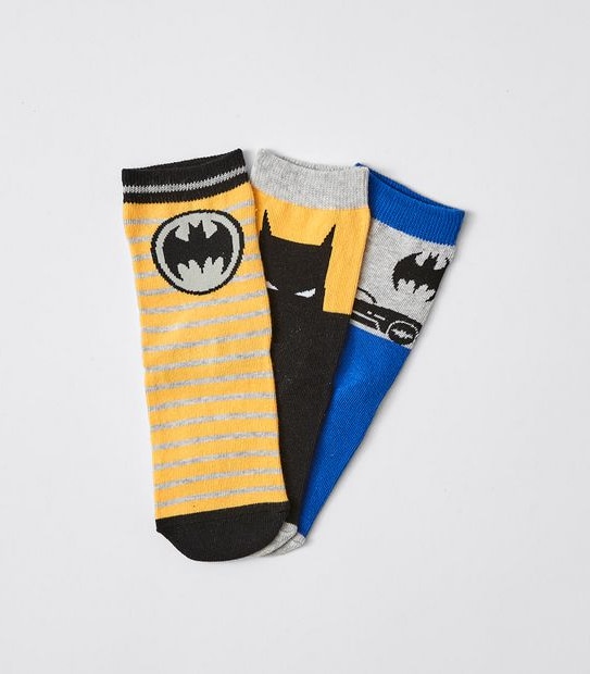 3 Pack Batman Socks