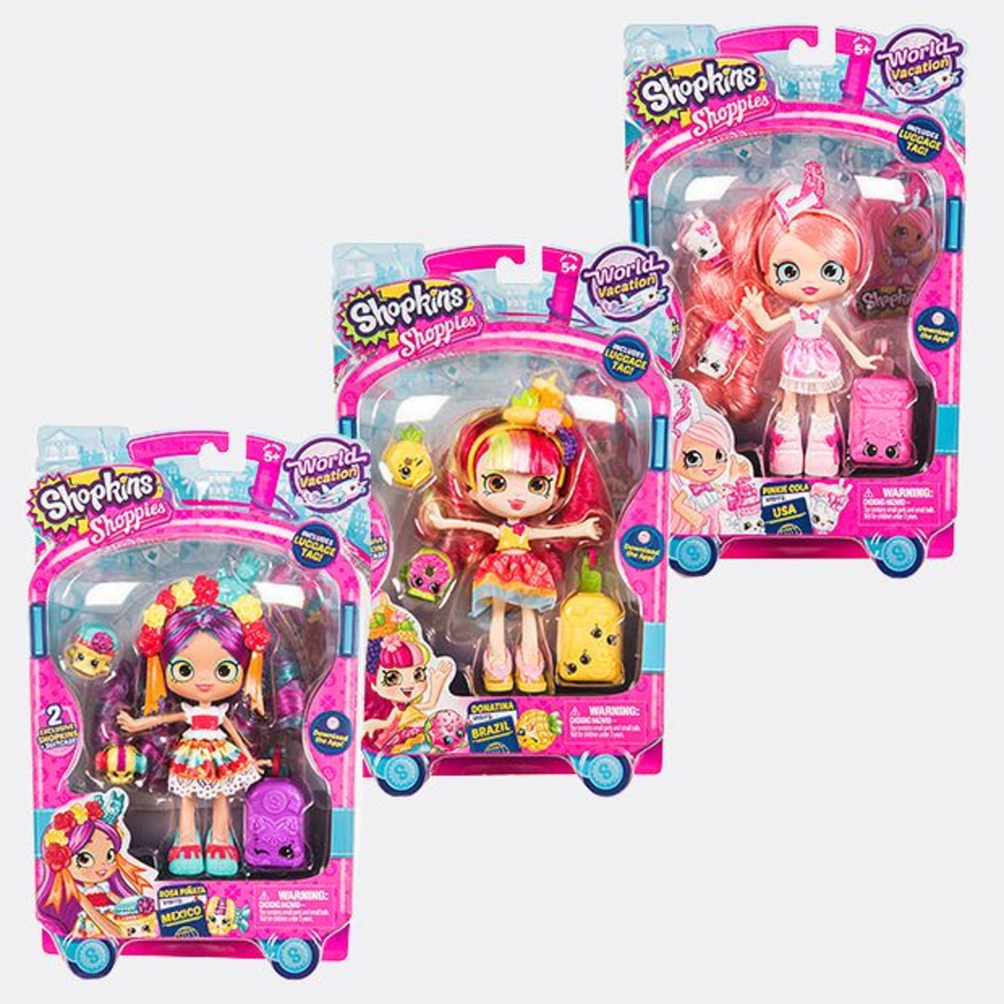 Shopkins Shoppies Season 8 World Vacation Doll Single Assorted Target Australia