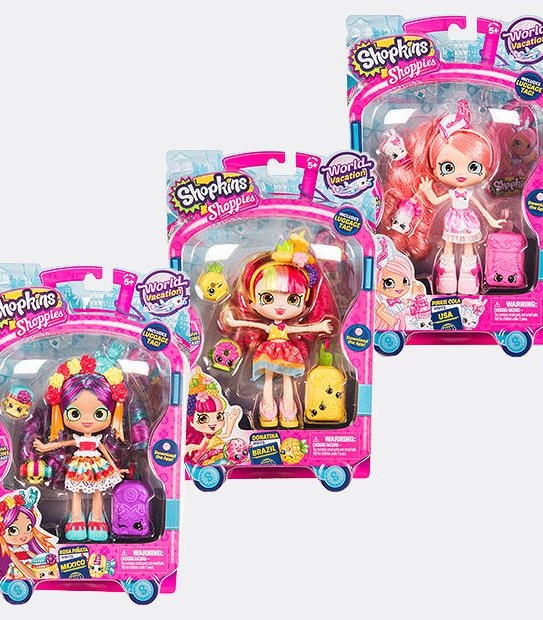 Shopkins Shoppies Season 8 World Vacation Doll Single Assorted