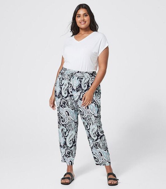 Belle Curve Casual Jogger Pants 