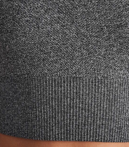 Seamfree Longline Ribbed Crop Top