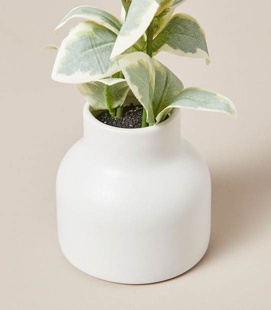 Faux Floral in Mini Pot