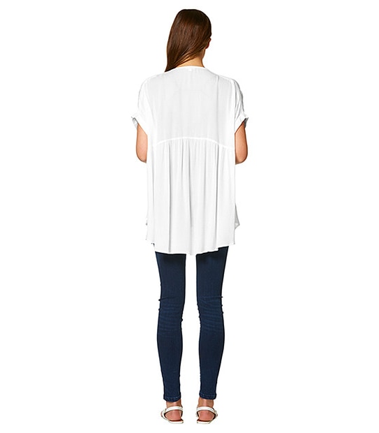 Lily Loves Embroidered Kimono - White