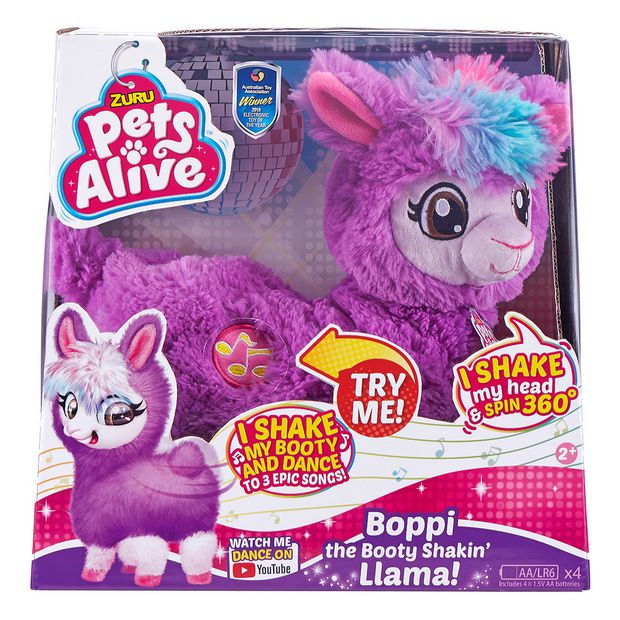 Pets Alive Boppi the Booty Shakin Llama Dancing Robotic Toy