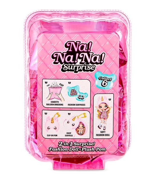 Na! Na! Na! Surprise Mystery Pack Fashion Doll & Plush Pom Pack Assorted