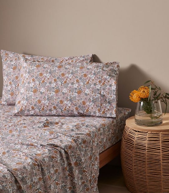 Stonewash Printed Sheet Set - Farah Floral