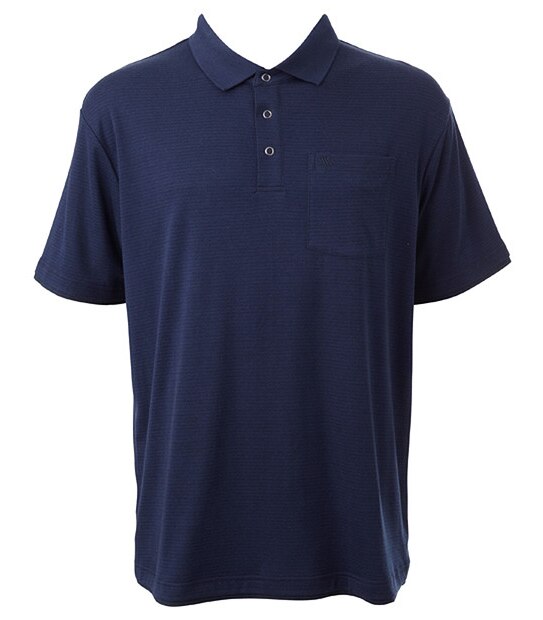 Big Guy Style Quick Dry Polo - Navy Blue