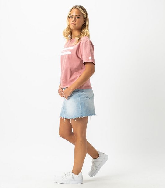 ZxZanerobe Oversized Crop Tank - Ash Rose
