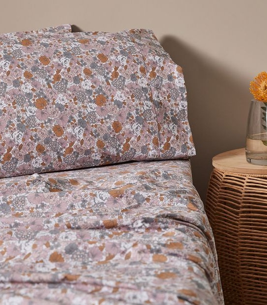 Stonewash Printed Sheet Set - Farah Floral