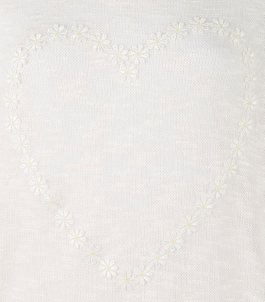 Lily Loves Drop Shoulder Knit Top - Cream