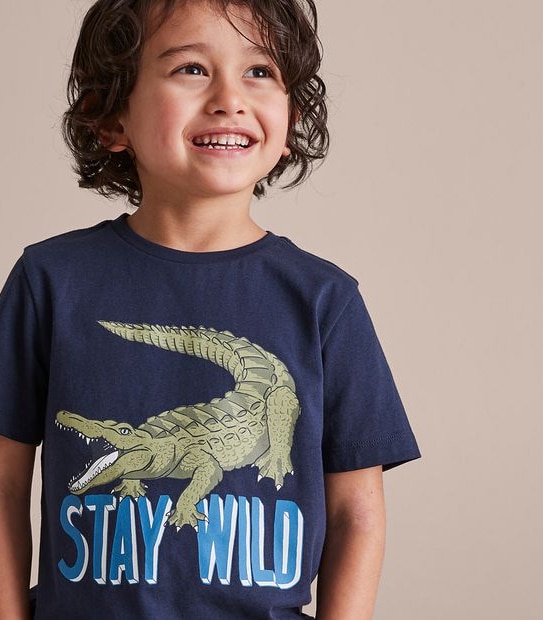 Organic Cotton Print T-shirt