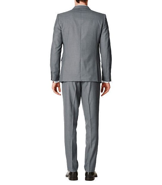 Tailored Cross Hatch Slim Fit Suit Jacket