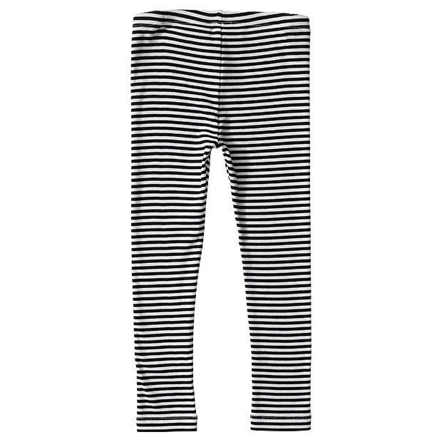 Full Length Stripe Ribbed Leggings 