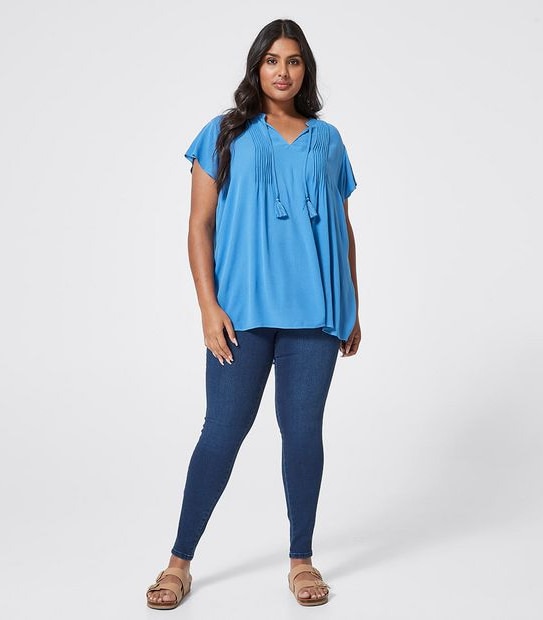 Belle Curve Peasant Top
