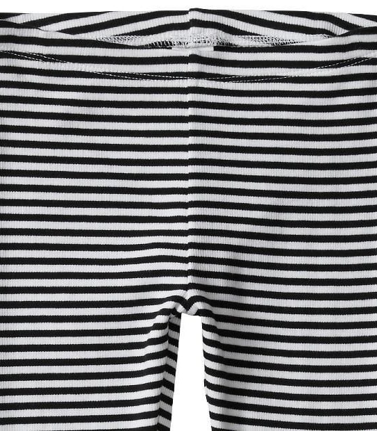Full Length Stripe Ribbed Leggings. 3 of 3