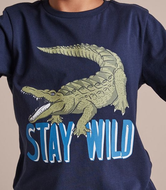 Organic Cotton Print T-shirt
