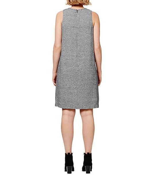 Linen Blend A-Line Dress