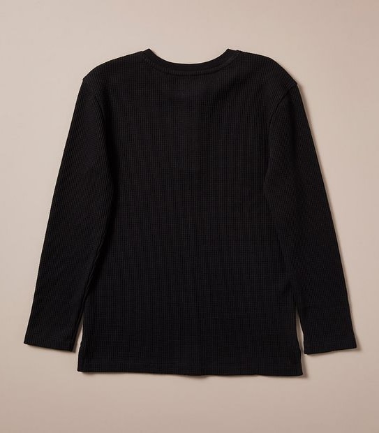 Waffle Henley Top