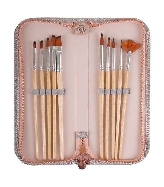 Mickey Mouse Paint Brushes in Wallet