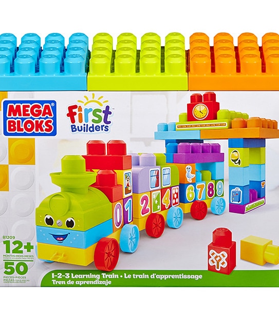 MEGA BLOKS First Builders 1-2-3 Learning Train 81209U