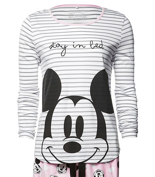 Mickey Mouse Stay In Bed Pyjama Set