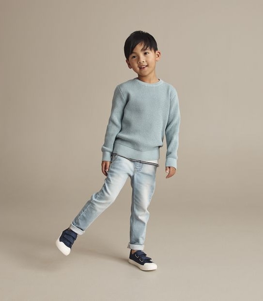 Wonder Denim Rib Waist Jean