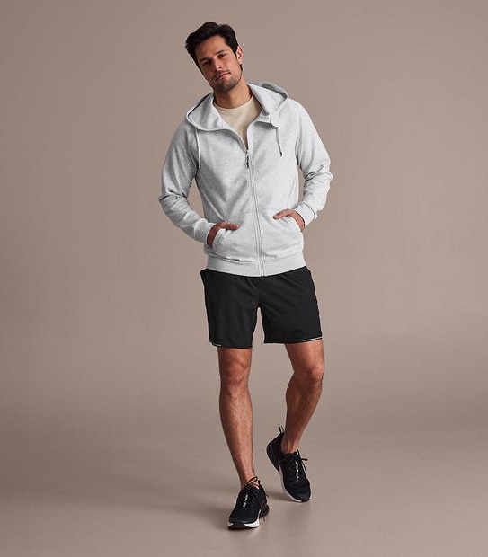 Active Fleece Zip Through Hoodie