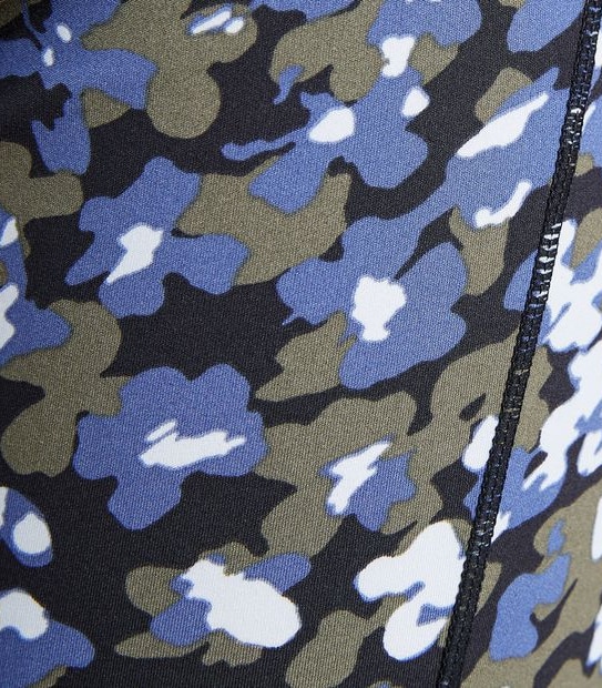 Active Printed Long Bike Shorts