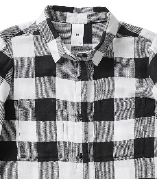 Long Sleeve Cotton Check Shirt