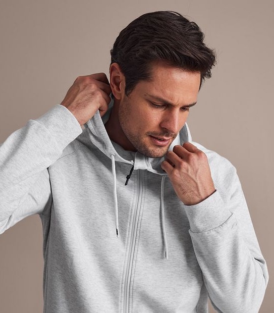 Active Fleece Zip Through Hoodie
