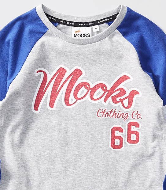 MOOKS Raglan Long Sleeve T-Shirt 3 of 3