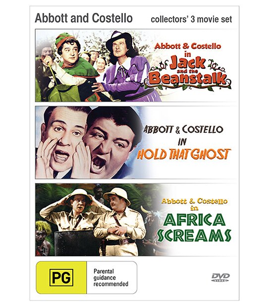 Abbott And Costello Collectors' 3 Movie Set - DVD