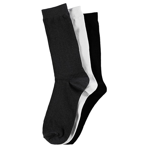 3 Pack Fine Knit Crew Dress Socks 3 Pack Fine Knit Crew Dress Socks