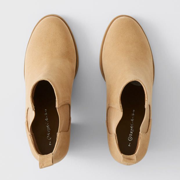 target red ankle boots