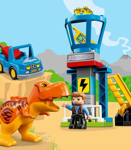 LEGO&reg; DUPLO&reg; Jurassic World T. rex Tower 10880