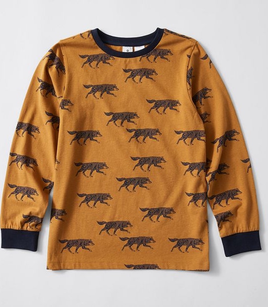 Organic Cotton Wolf Pyjama Set
