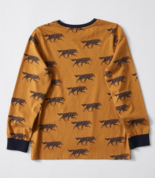 Organic Cotton Wolf Pyjama Set