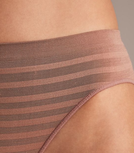 2 Pack Matte and Shine Seamfree Bikini Briefs
