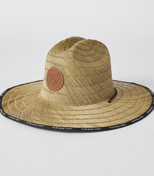 Piping Hot Wide Brim Straw Hat