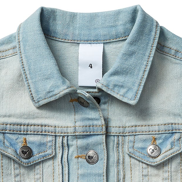 Girls' Mid Wash Denim Vest | Target 