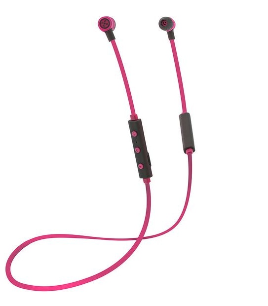 Moki Freestyle Bluetooth Earphones - Pink 