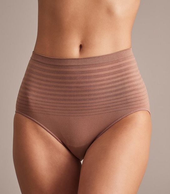 2 Pack Matte and Shine Seamfree Full Briefs