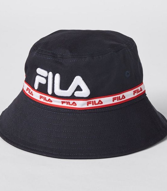 Kids Fila Bucket Hat - Navy Blue