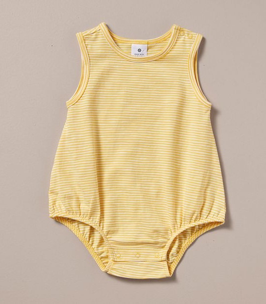 Baby Organic Cotton Print Bubble Bodysuit 2 of 6
