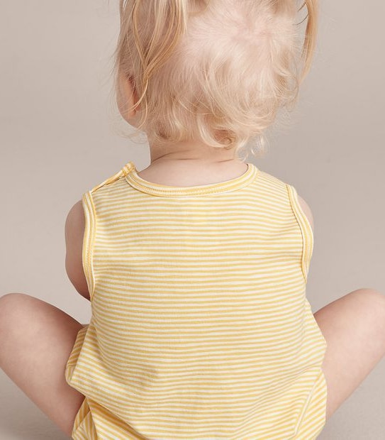 Baby Organic Cotton Print Bubble Bodysuit